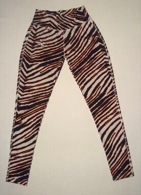 Majestic women’s Denver broncos zebra leggings